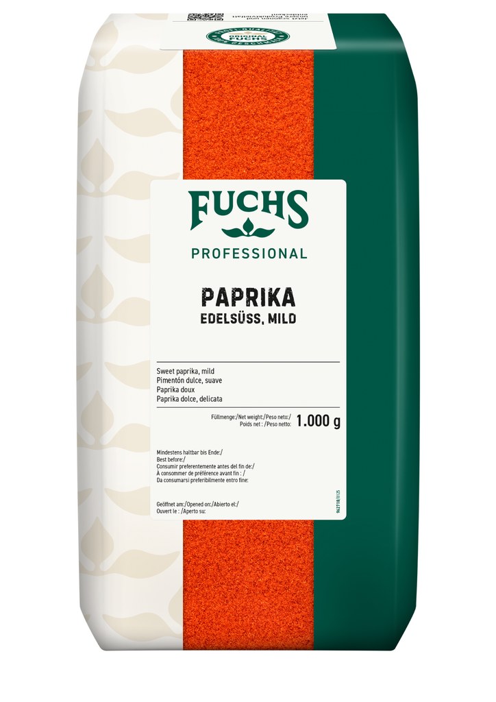 Gewürz Paprika edelsüss FUCHS 1000g