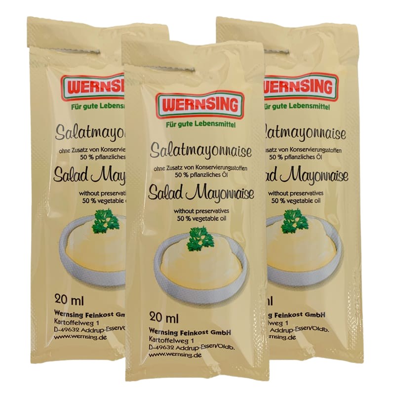 Mayonnaise Portionen 100x20ml Wernsing